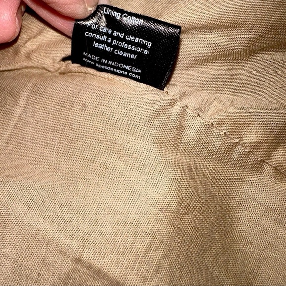 Spell & The Gypsy Collective Leather Fringe Vest Suede Boho Festival M/L RARE - Picture 11 of 15